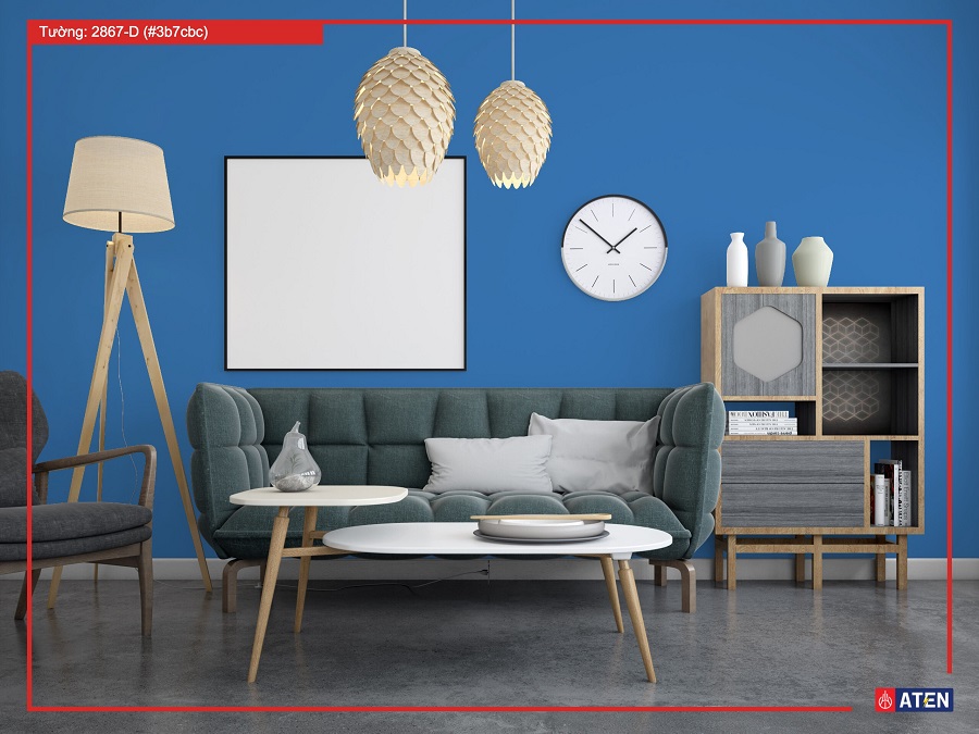10 cách phối màu nội thất phòng khách đẹp hợp xu hướng | BOMTECH